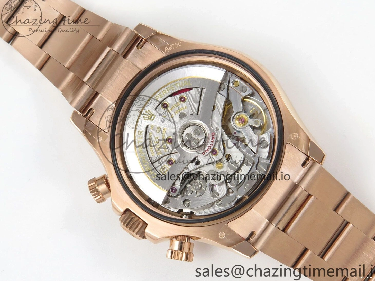 1227 TechFriendly Daytona 126505 RG QF 1:1 Best Edition RG Black Dial Crystal Markers On RG Bracelet SH4131 V6 (Gain Weight) 303